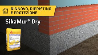 SikaMur® Dry  Lascia respirare i muri stop alle muffe [upl. by Zemaj62]