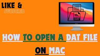 How to Open a DAT File on Mac [upl. by Agata]