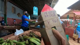 Grandmother Makes Cardboard Box Protective Suit  Coronavirus News for June 18 2020 [upl. by Lorrad]