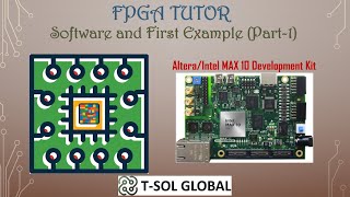 FPGA Software and First Example for AlteraIntel MAX 10 Development Kit Part1 [upl. by Zorah31]