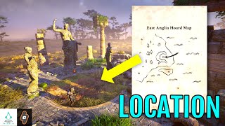 East Anglia Treasure Hoard Map Location  Assassins Creed Valhalla [upl. by Bambie]