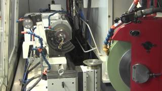 ID and OD grinding of a bearing ring on a STUDER S31 grinding machine [upl. by Lunseth]