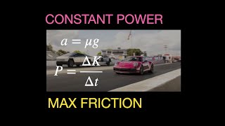 Python Physics Modeling the Motion of a Porsche on the Quarter Mile Track [upl. by Goodrich150]