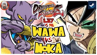 DBFZ Wawa vs Noka Bardock GogetaSS4 GokuSSJ vs Gohan Beerus Jiren [upl. by Nolla]