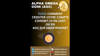 Tuto 6 COINSBIT Créditer compte [upl. by Towers44]