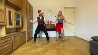 Shim Sham Routine  Sondre amp Tanyas Christmas Calendar  2nd of December [upl. by Nithsa]