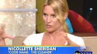 Nicollette Sheridan on quotCode Name The Cleanerquot [upl. by Dayle]