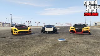 GROTTI VISIONE vs OCELOT XA21 vs TRUFFADE NERO TEST DE VITESSE GTA 5 ONLINE [upl. by Rusty]