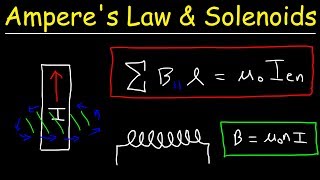 Amperes Law amp Magnetic Field of a Solenoid  Physics amp Electromagnetism [upl. by Eixirt]