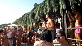 beach party  sa trinxa salinas ibiza 25 08 11 [upl. by Jones189]