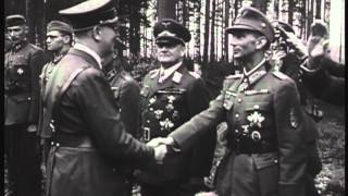 Визит Гитлера в 1942 г в Финляндию Маннергейм Marshal Carl Gustav Mannerheim And Hitler in Finland [upl. by Atteynad258]