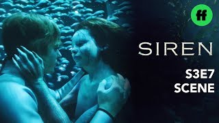 Siren Season 3 Episode 7  Ben amp Ryn Share An Intimate Moment Underwater  Freeform [upl. by Biebel]