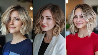 Edgy Blonde Bob Haircuts Fall Hair Color Trends Silver Blonde Bob Hair Transformations Chic Wavy Hai [upl. by Ainos746]