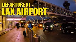 ✈ Your Virtual Departure at LAX Los Angeles Airport T3 [upl. by Drandell]