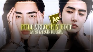 how to make a velocity edit  velocity movement  after effect [upl. by Jutta]