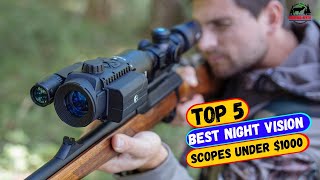 Best Night Vision Scopes Under 1000 To Buy in 2024 [upl. by Butte]