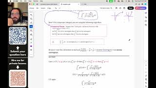 Determine whether the following improper integral converges or diverges t2  lntt4  8t  10 [upl. by Imim849]