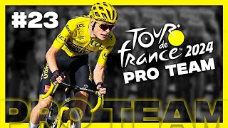 TOUR DE FRANCE 2024  PRO TEAM 23  Maillot Jaune au Galibier [upl. by Der]