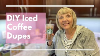 DIY Iced Coffee Recipes  Starbucks Dunkin Tim Hortons amp Krispy Kreme Dupes [upl. by Fronnia573]