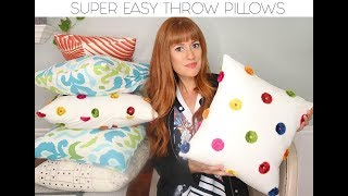 TOTALLY EASY SEWING ENVELOPE THROW PILLOWS [upl. by Raamaj]