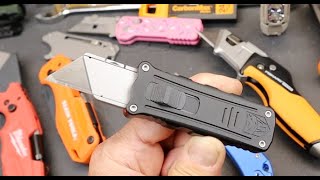 CobraTec OuttheFront OTF Utility Knife USA Made my new favorite And most expensive Im Back [upl. by Pike79]