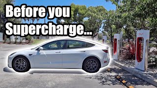 Everything You NEED to Know about Supercharging your Tesla  Best Supercharging Tips for a Tesla [upl. by Enaud779]