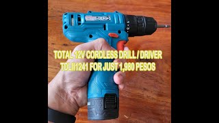 Total 12V Cordless Drill  Driver TDLII1241 for just 1980 Pesos [upl. by Nazay246]