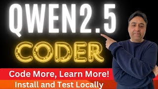 Qwen25Coder  High Quality Coding Model  Install and Test Locally [upl. by Noiz214]