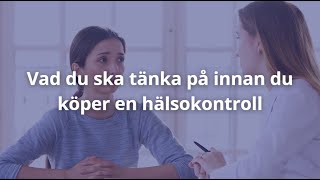 Hälsokontroll bäst i test 2024 Köpguide [upl. by Kylstra]