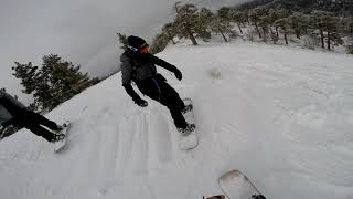 Snowboarding Mountain High  Inferno Ridge [upl. by Naujit674]