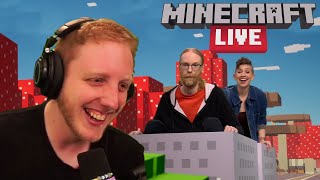 Philza watches the WEIRDEST Minecraft Live 2023 [upl. by Juanne]