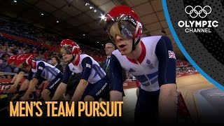 Team GB Set New Team Pursuit World Record  London 2012 Olympics [upl. by Eilyr]