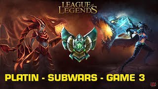 SUBWARS Letsreadsmallbooks VS Gotti255  Game 3 PLATIN [upl. by Aenet]