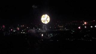 Kahlenberg Wien Silvester 2012  view above Vienna [upl. by Murrah453]