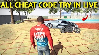 all cheat code try in live stream  indian bike driving 3d live game try cheat code [upl. by Ansela]