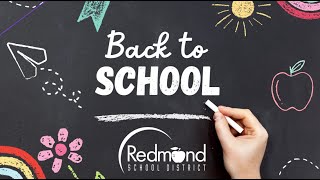 Redmond School District  Back To School [upl. by Pardner980]