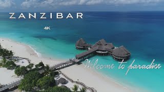 ZANZIBAR 2020  Kendwa  Best Beach in Zanzibar  Drone 4K [upl. by Eihs]