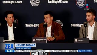 “Chucky” Lozano El primer jugador franquicia del San Diego FC  Imagen Deportes [upl. by Ecnerrat]