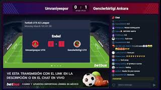 FÃºtbol En Vivo Gratis  Umraniyespor vs Genclerbirligi  U19 Elit B [upl. by Odlanor756]