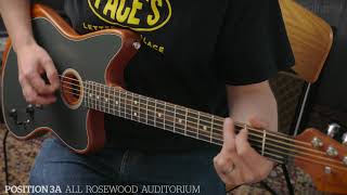 Fender American Acoustic Jazzmaster Demo [upl. by Merwyn]