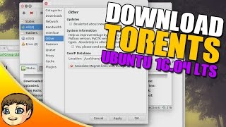 How to Download Torrents in Ubuntu 1604 LTS w Deluge amp Transmission  Ubuntu 1604 Tips amp Tricks [upl. by Warfield453]