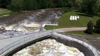 Hochwasser  Wassermassen aus der Talsperre Spremberg [upl. by Tempest826]