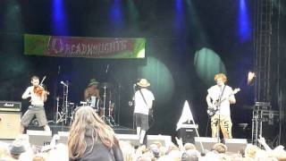 The Dreadnoughts live at Greenfield Festival 2011 HD [upl. by Valenza]