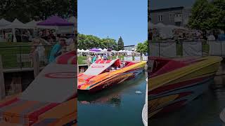 Expensive Boats Boyne Thunder Michigan Ultimate Poker Run 2024 shortsvideo shorts boats lake [upl. by Aliekahs758]