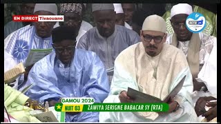 🚨DIRECT TIVAOUANE  BOURD 2024 NUIT 03 ZAWIYA SERIGNE BABACAR SY rta [upl. by Jehius]