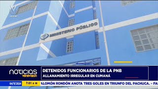 Diez funcionarios de la PNB fueron detenidos en Cumaná  4 de noviembre de 2024 [upl. by Aicsile312]