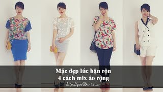 Cách mặc áo che bụng amp trang điểm cực nhanh khi bận rộn  gocdani [upl. by Helban565]