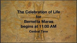 Celebration of Life For Bernetta Maras 09 19 24 [upl. by Loralie]