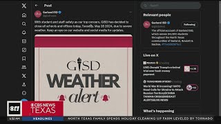 Garland ISD cancels classes amid severe storms [upl. by Atled876]