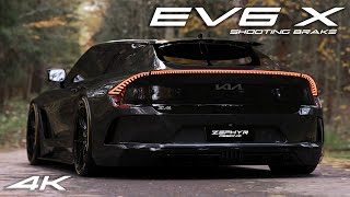 KIA EV6 X 2023 Shooting Brake Concept Modification by Zephyr Designz [upl. by Elias]